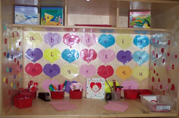 preschool valentines day bulletin boards