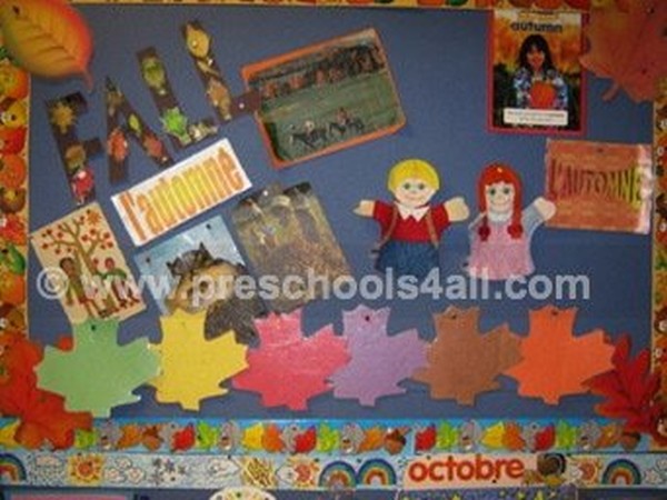 Fall Leaves Bulletin Board 2