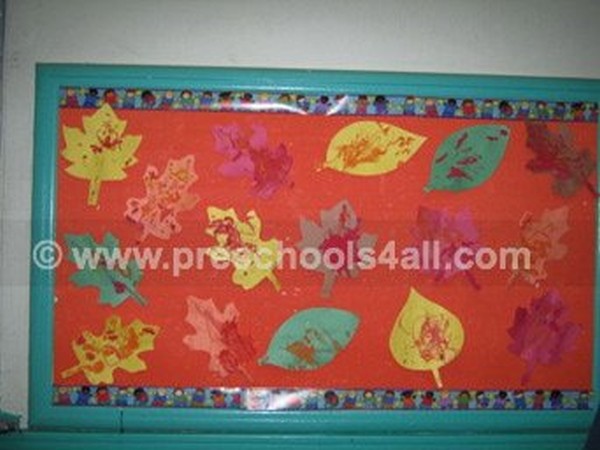 Fall Leaves Bulletin Board