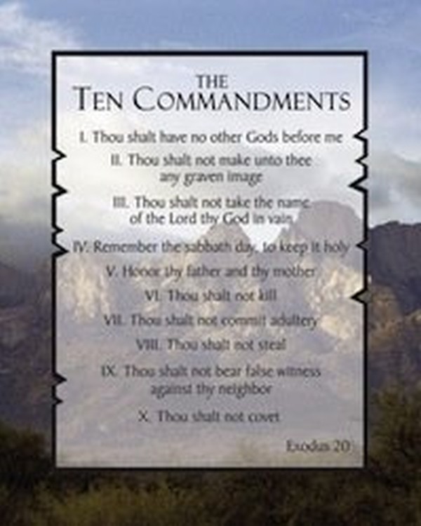 The Ten Commandments for Kids