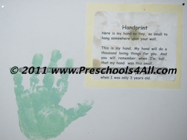 Mother's Day Hand Print