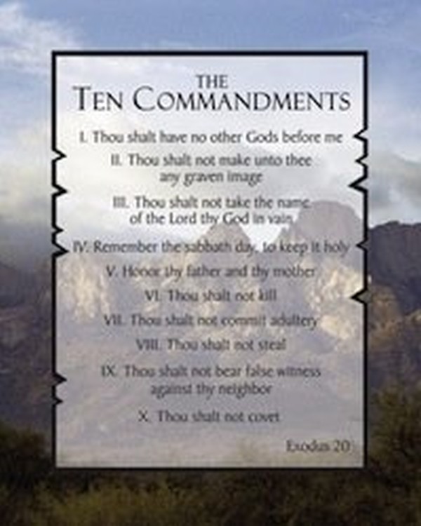 The Ten Commandments for Kids
